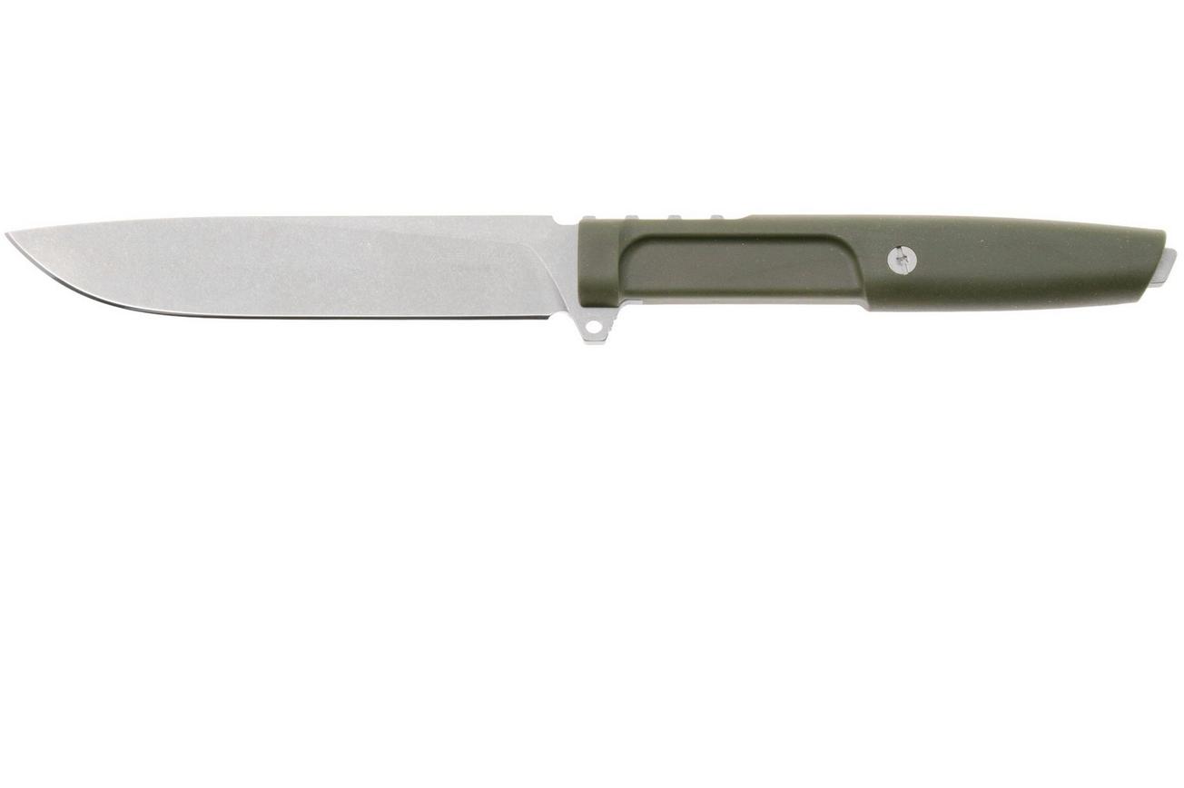 Extrema Ratio Vipera 04.1000.0484/NIT/SW/GRN, Stonewashed Nitrogen, Ranger Green Forprene vaststaand mes