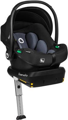 Lionelo Astrid i-Size Bilstol inkl. Base, Black/Grey