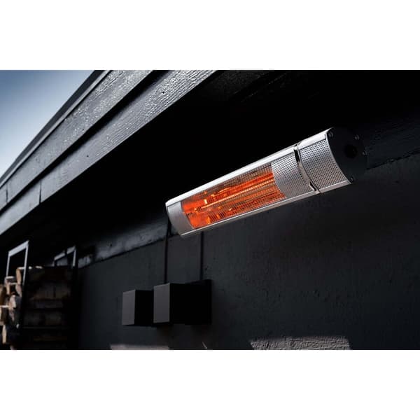 Namron Terrassevarmer m/Fjernkontroll 1500W Sølv