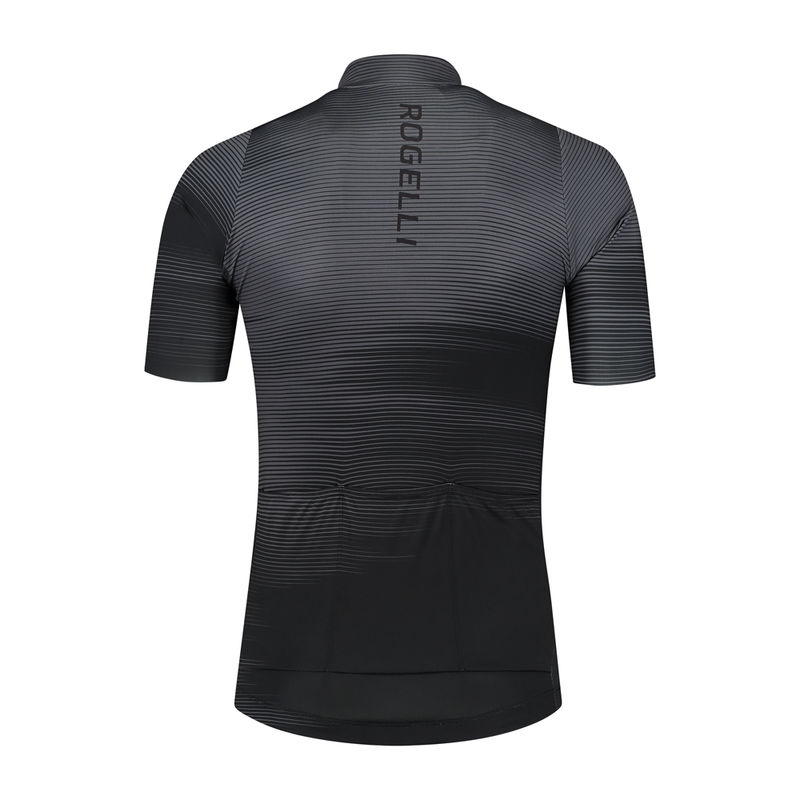 Rogelli Glitch Cykeljersey - Sort/Grå