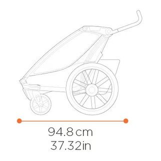 THULE CHARIOT SPORT 2 Gen. 2 Kinderanhänger  aluyellow