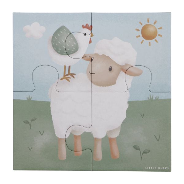 Little Dutch Puzzel 4-in-1 Little Farm FSC