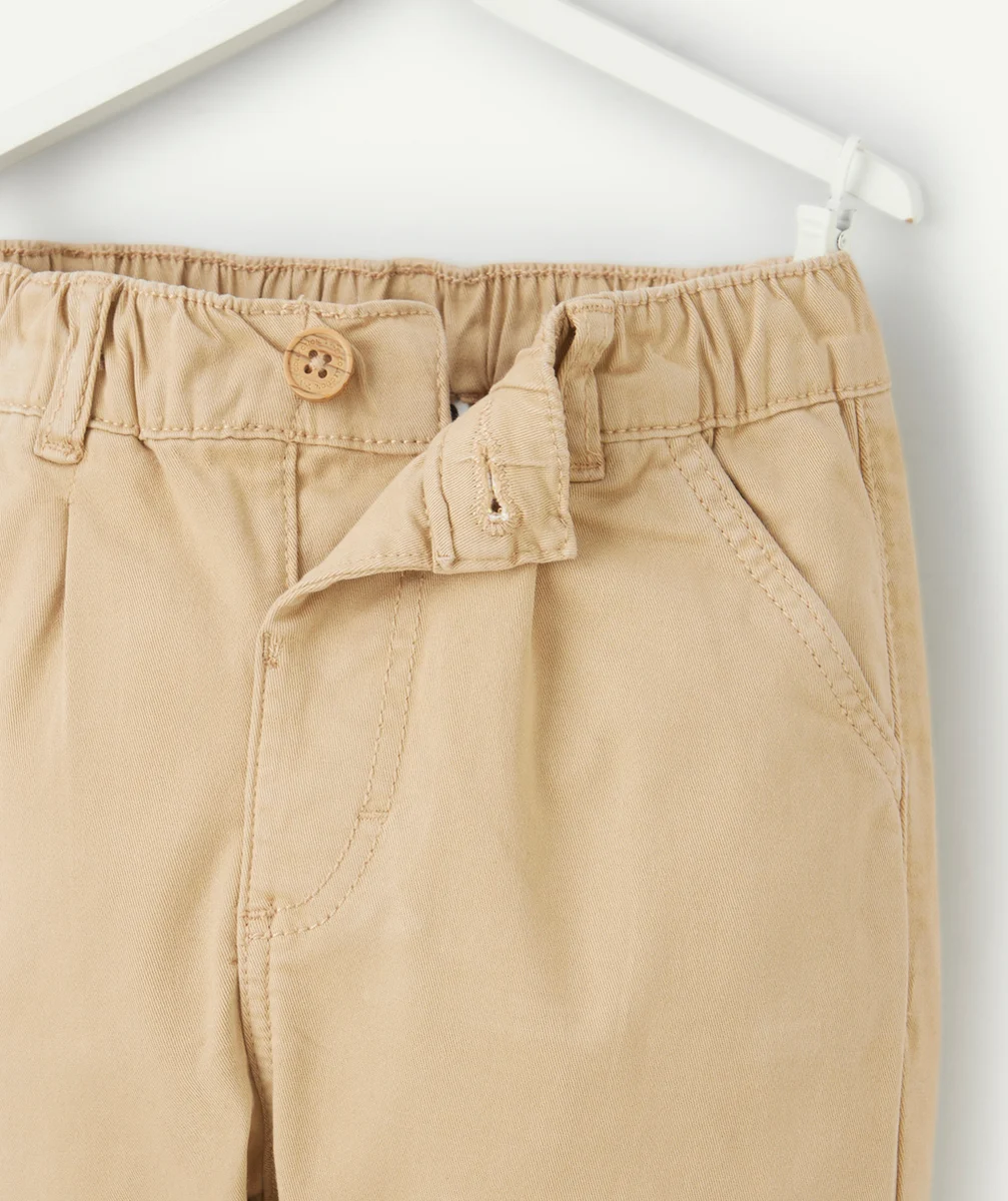 pantalon slouchy bébé garçon beige foncé