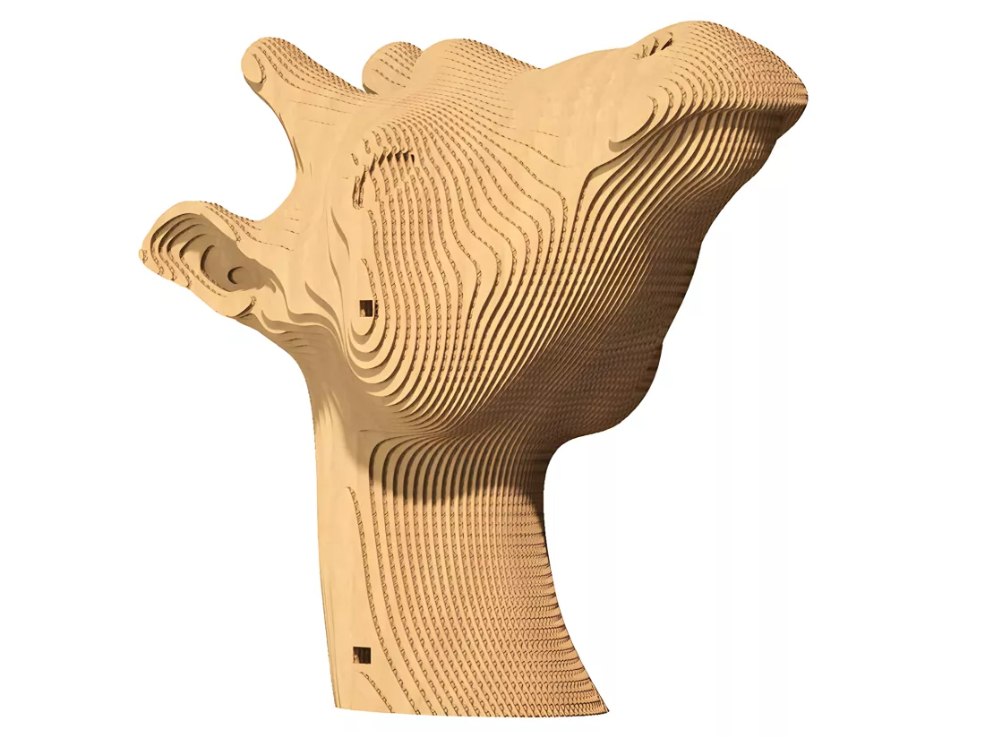 Puzzle 3D Girafe Naturel Cartonic