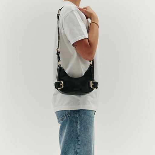 Núnoo Palma Florence Skuldertaske, Black