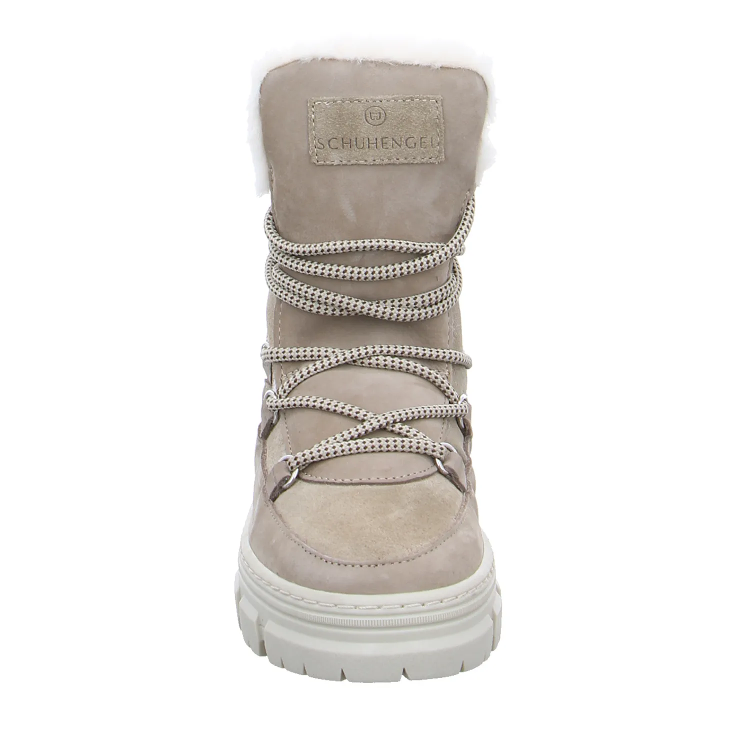 SCHUHENGEL Boot Taupe Leder