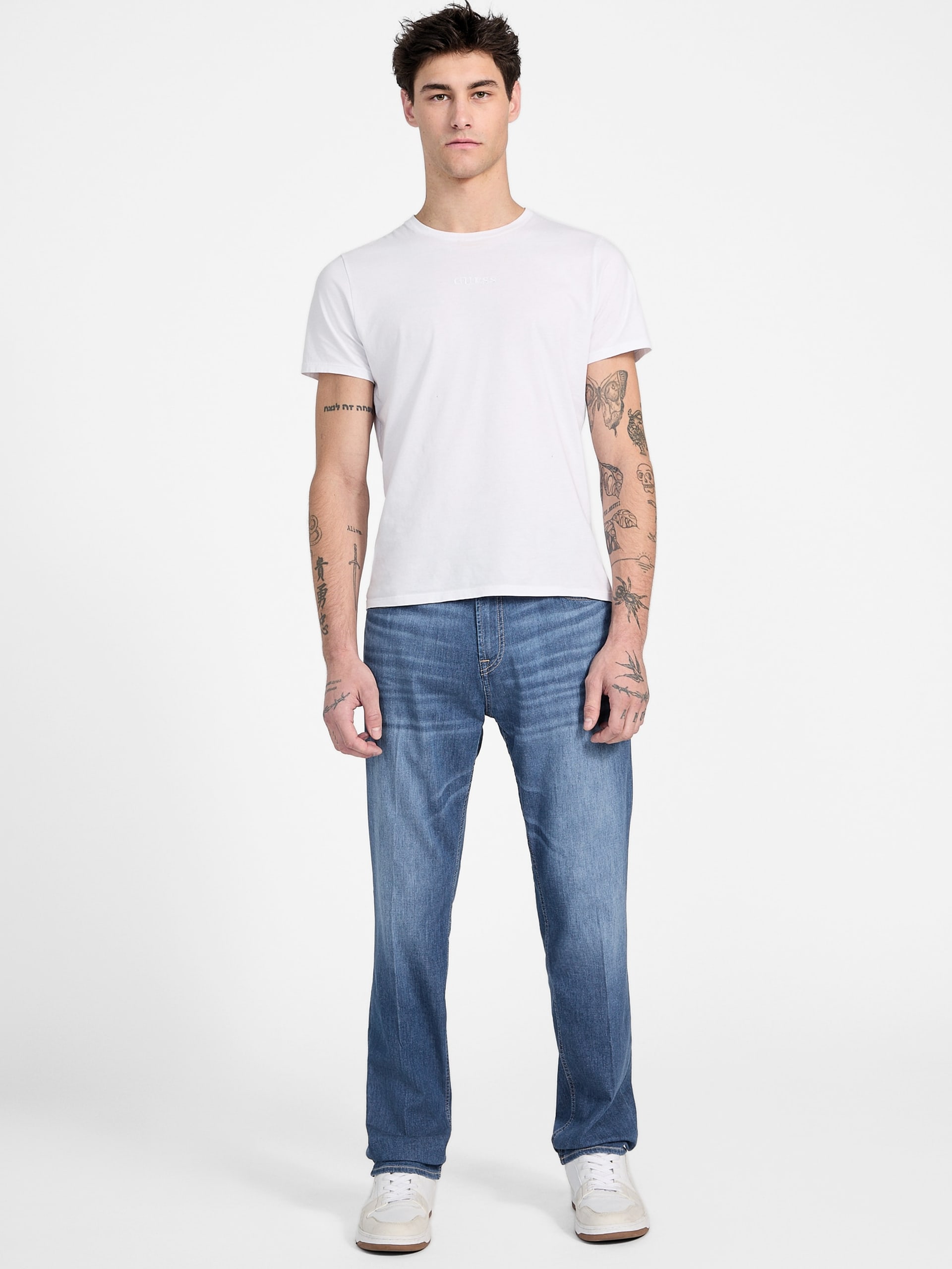 Calça jeans reta Eco Rodeo de corte regular