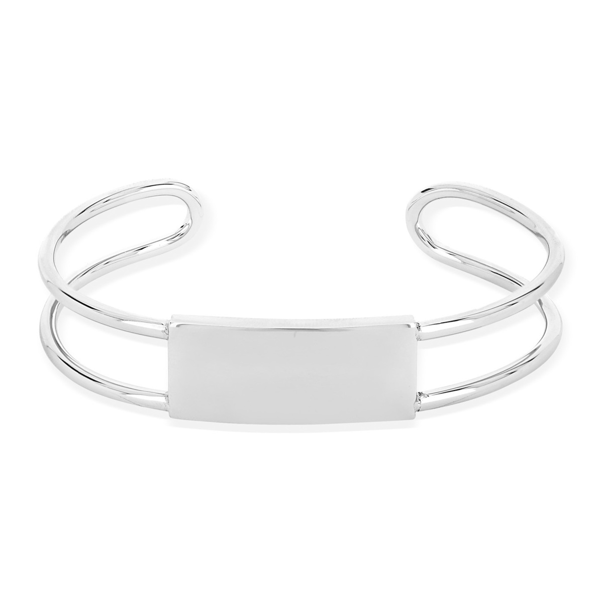 Bracelet ouvert acier
