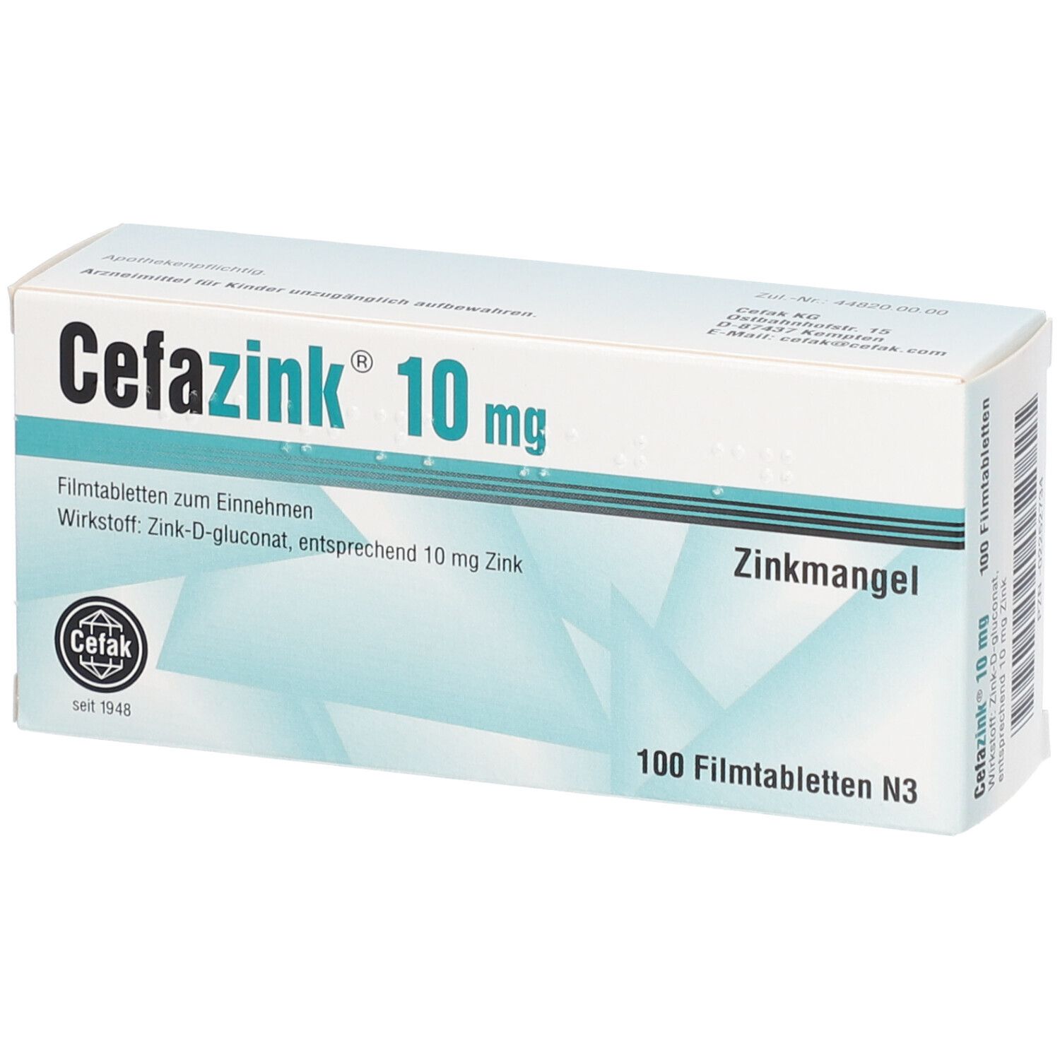 Cefazink® 10 mg