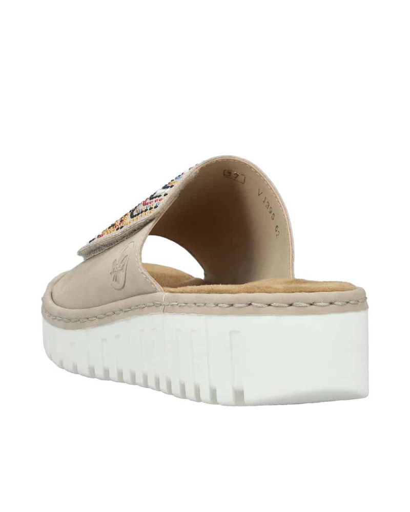 Rieker dame slippers - Beige