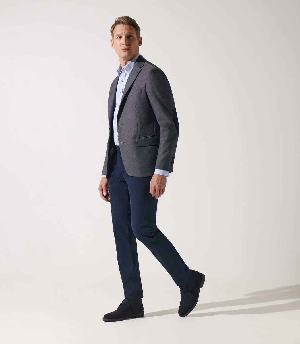 Veste casual 2 boutons marine DEYTON