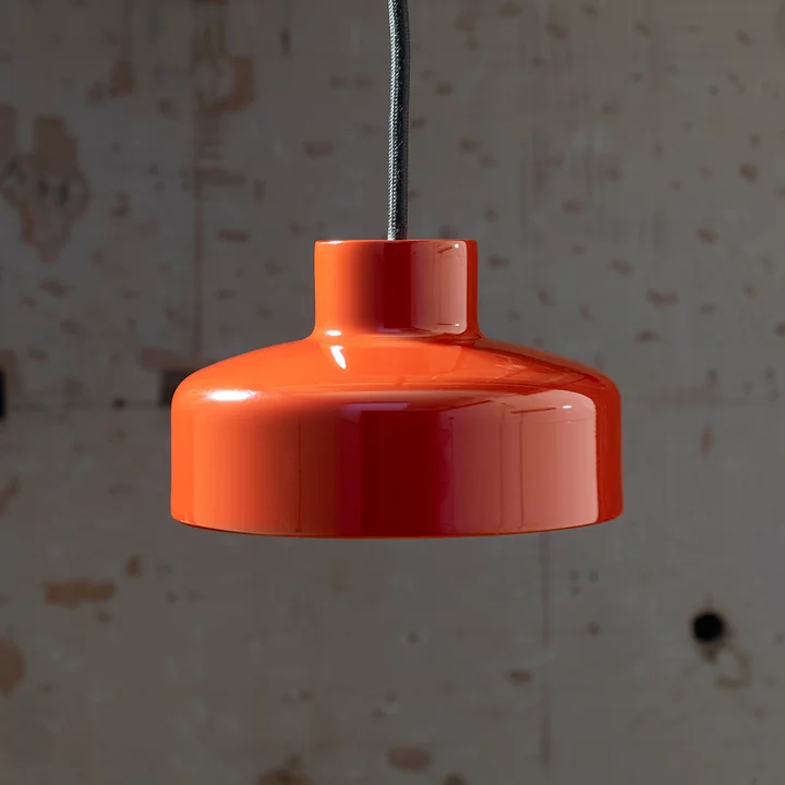 NINE - Lacquer LED Pendelleuchte S, grau