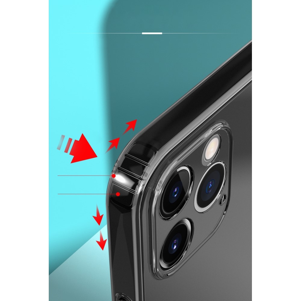 iPhone 12 Pro Gummi Case Hülle Ultra Thin 0.8 mm - Transparent
