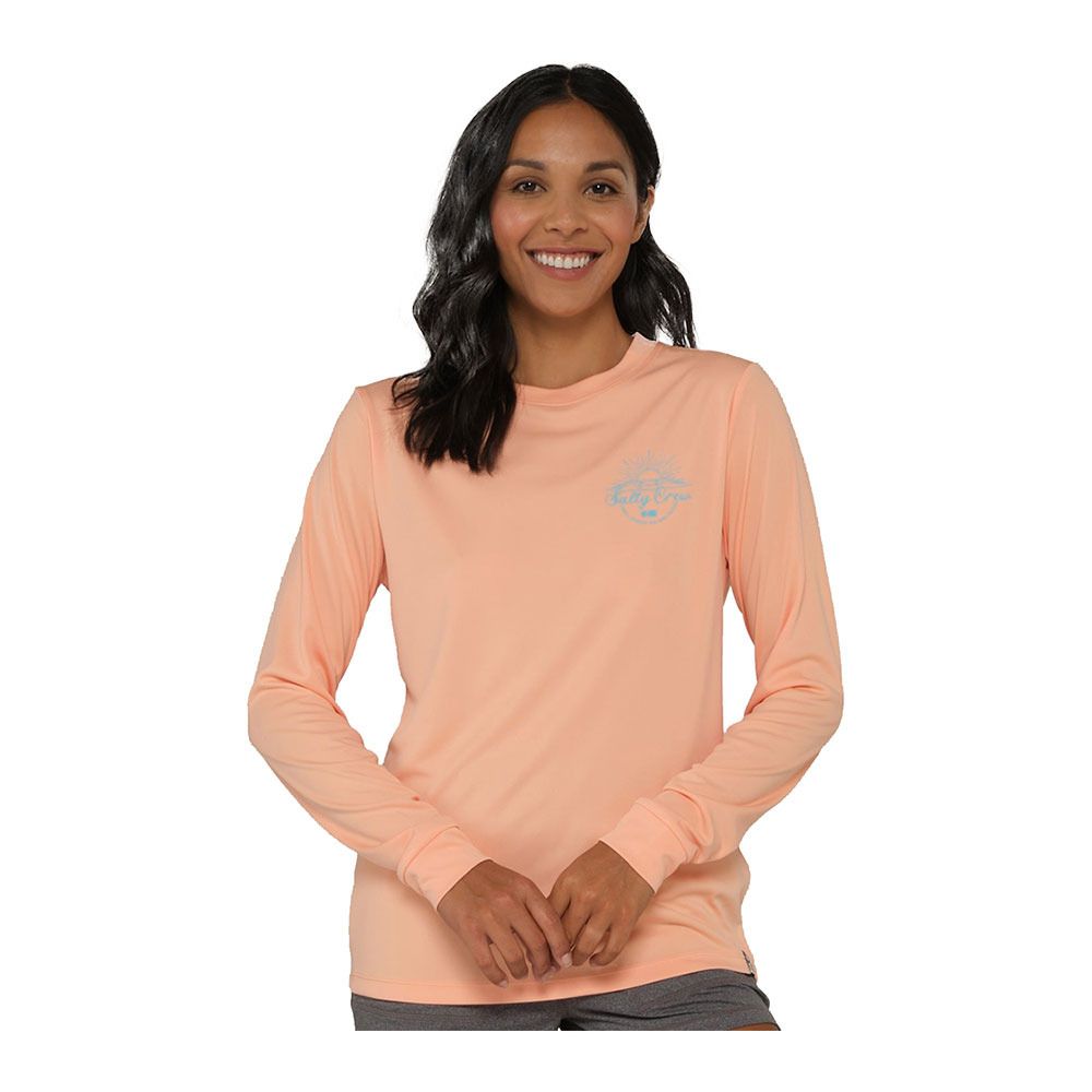 Salty Crew SUN RAYS - Tee-shirt Femme apricot