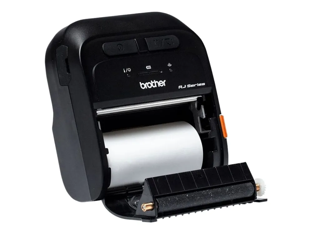 Brother RuggedJet RJ-3035B - Kvitteringsprinter - direkte termisk - Rulle (7,9 cm) - 203 dpi - op til 101.6 mm/sek. - USB 2.0, NFC, Bluetooth 5.0
