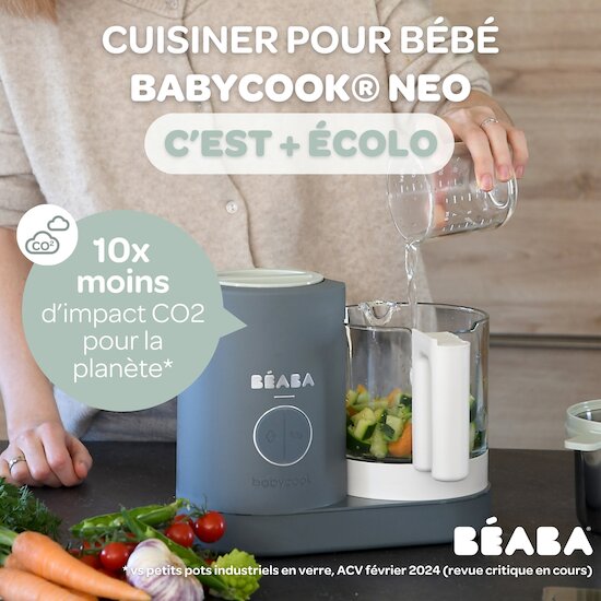 Babycook Néo Robot Bébé 6 en 1   Mineral Grey        de               Béaba