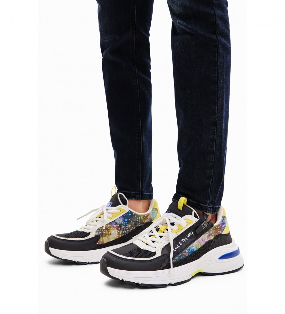 Tênis Desigual Moon com Zíper Preto