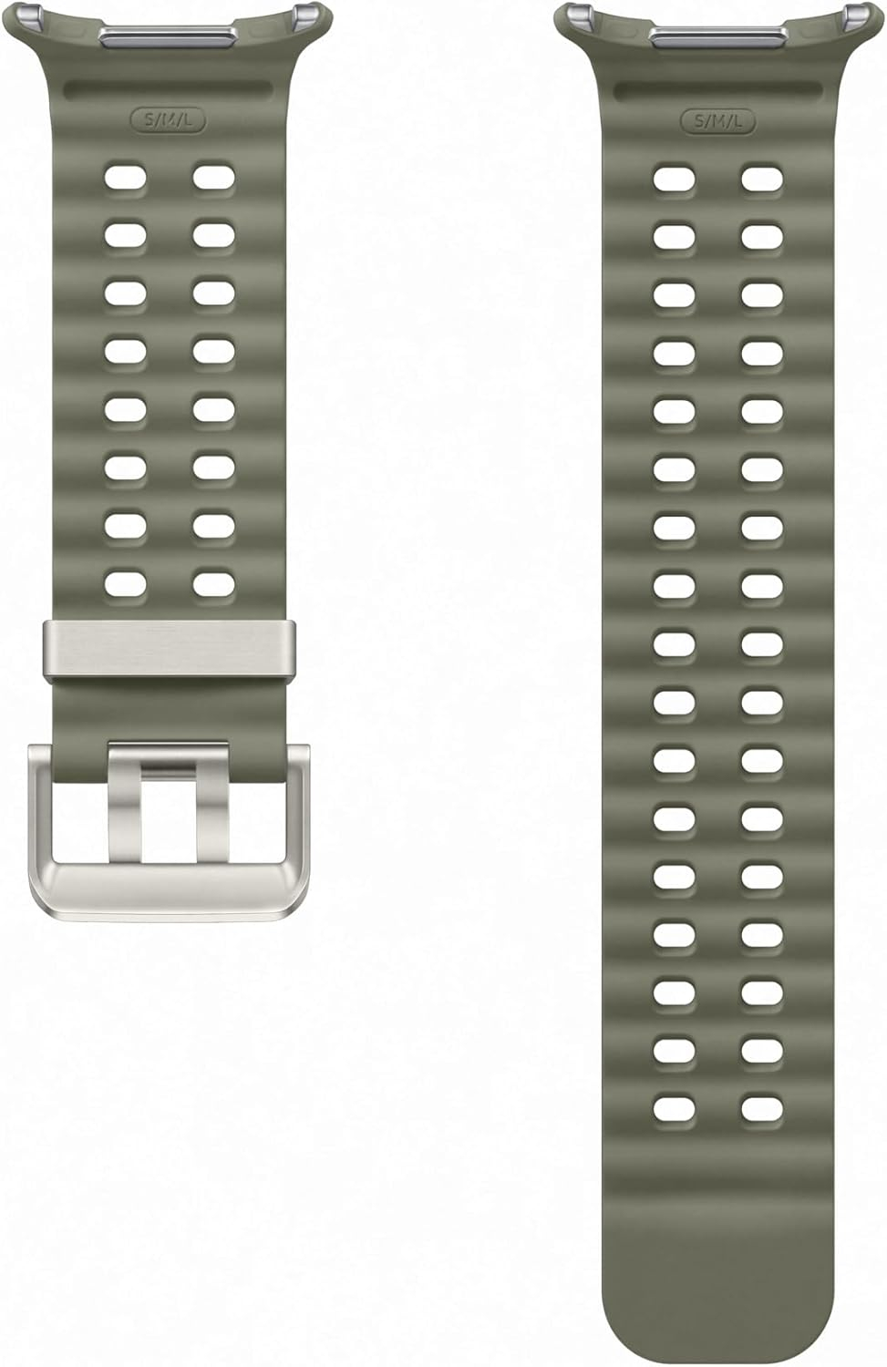 Galaxy Watch Ultra (47mm) Marine Band Silikon Sportarmband (ET-SNL70MKEGEU) - Grün