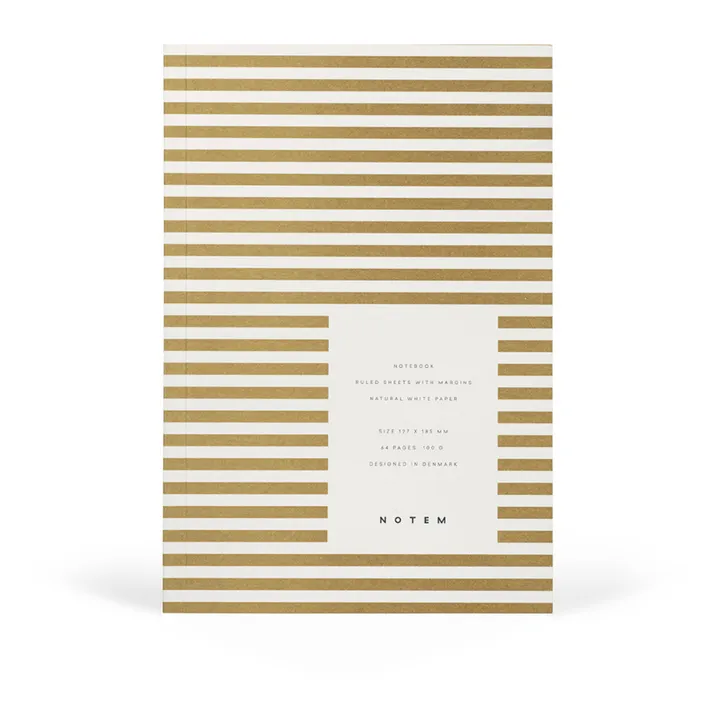 Notem Carnet ligné Vita | Doré