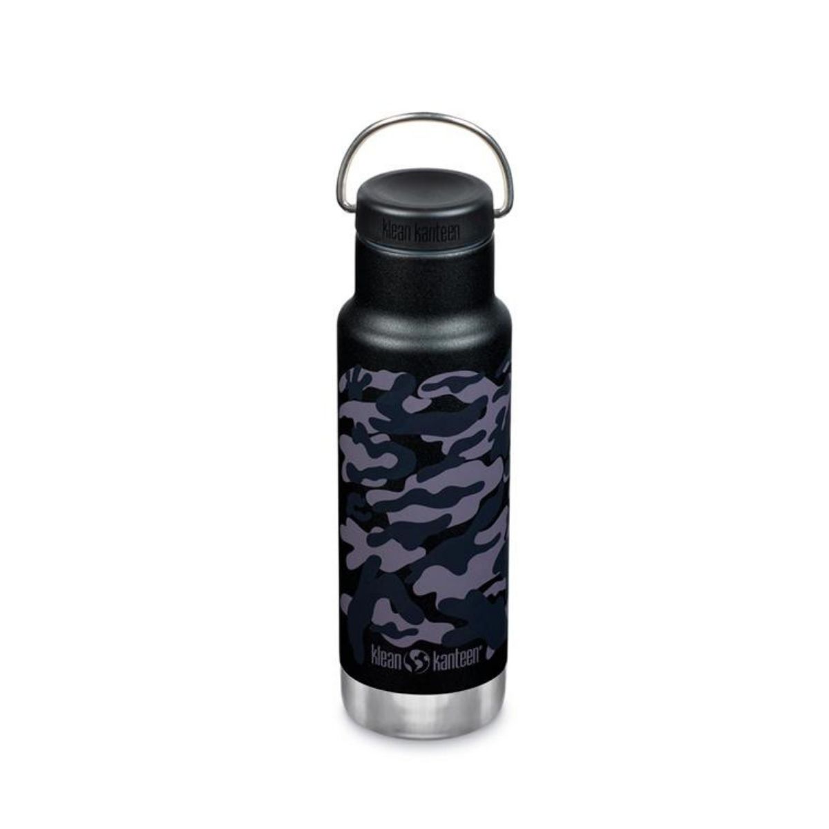 Garrafa térmica Klean Kanteen Insulated Classic de 355 ml com tampa de alça