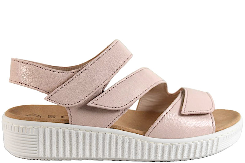 GABOR LET SANDAL I ROSA GLAT SKIND