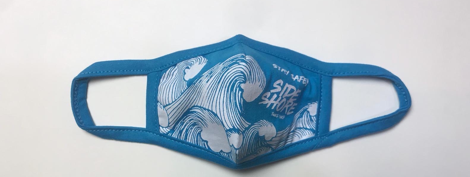 Side Shore Masque Barrière Tissu - Wave - Grom (1-4 ans)