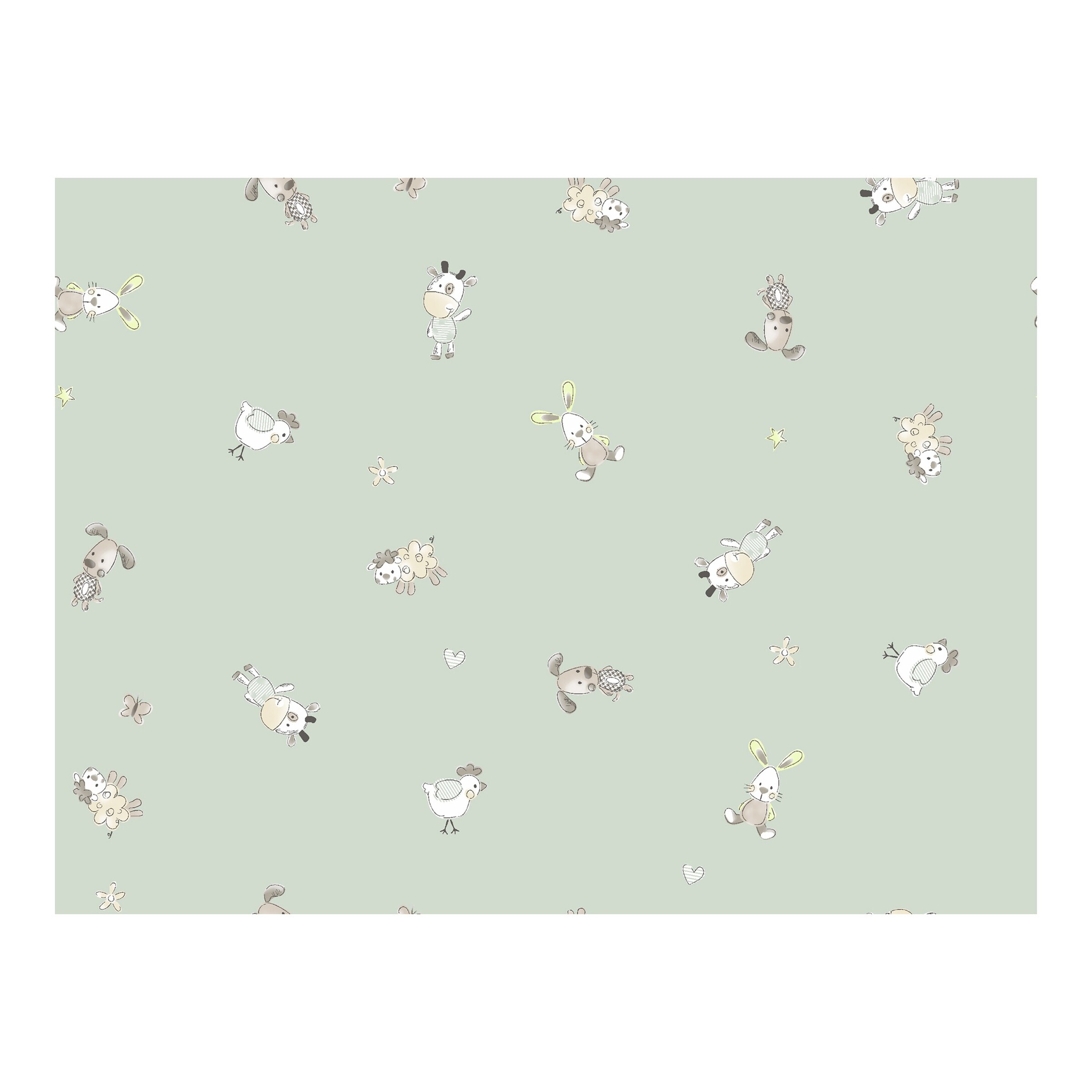 BEBELLA VITAL Ganzjahresschlafsack Tencel™ Lyocell 3.0 TOG grün / Little Farm