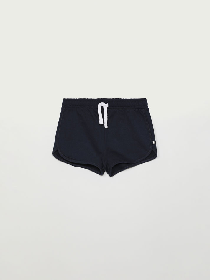 Conjunto de 4 shorts de fleece lisos e estampados - Oceano