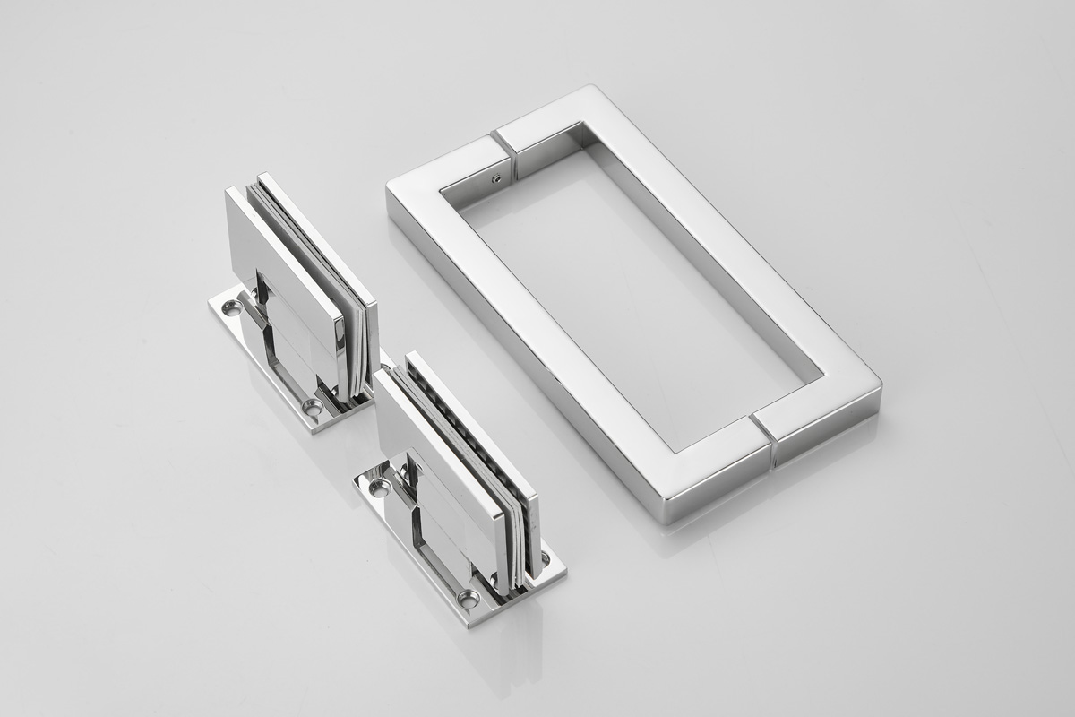 Saniclear Modern douchecabine 120x90 met 90cm deur anti-kalk chroom