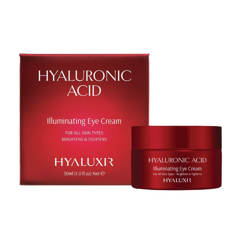 Crème Illuminatrice contour des yeux à l'Acide Hyaluronique Hyaluxir by Arganicare 30 ml