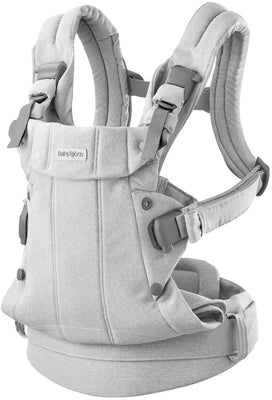 BabyBjörn Harmony Bæresele Vevd, Light Grey Melange
