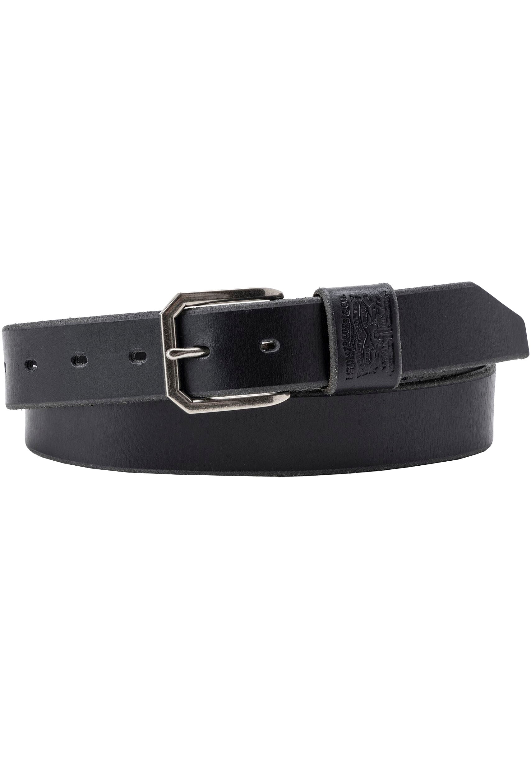 Levi's® Ledergürtel »WIDE LOOP TWO HORSE BELT«, mit Logoprägung