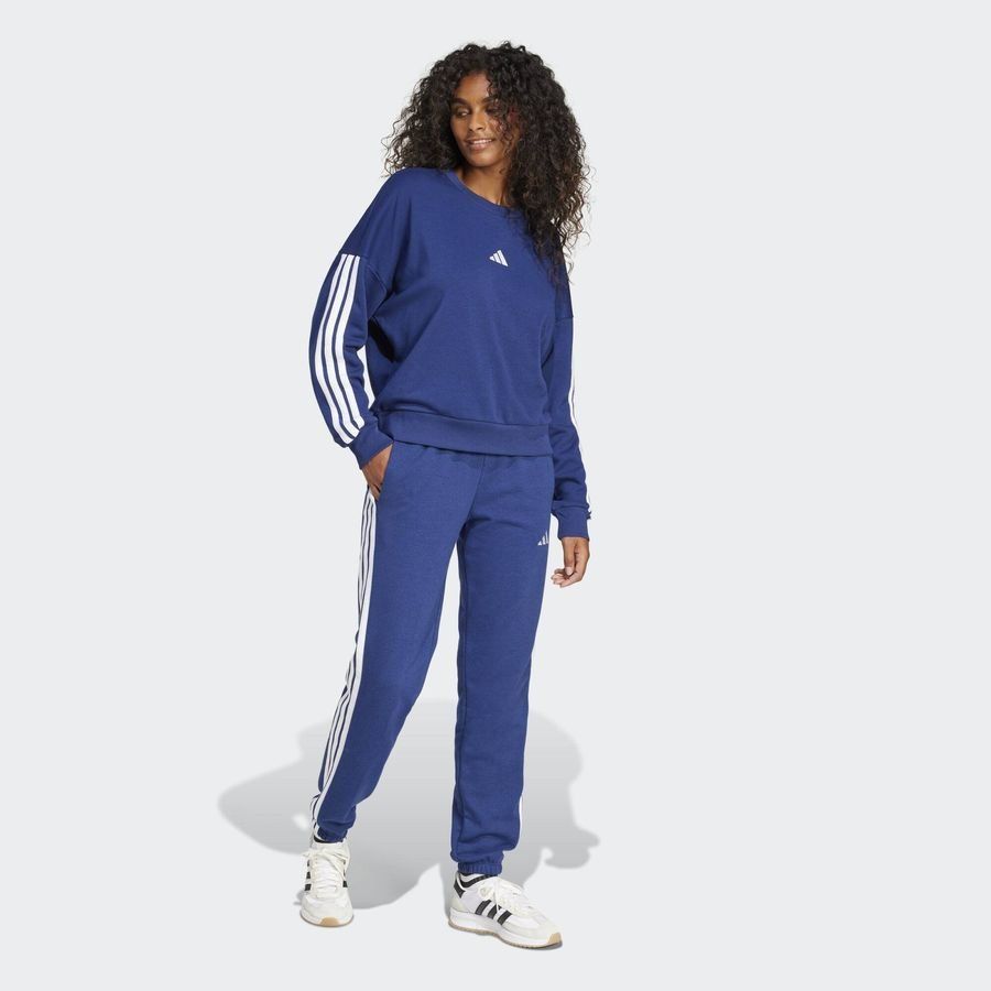 Adidas Pantalon à revers French terry 3 bandes Essentials