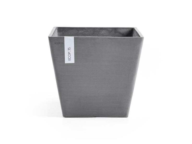 Ecopots Pflanzentopf Rotterdam 40 Grau Blumentopf