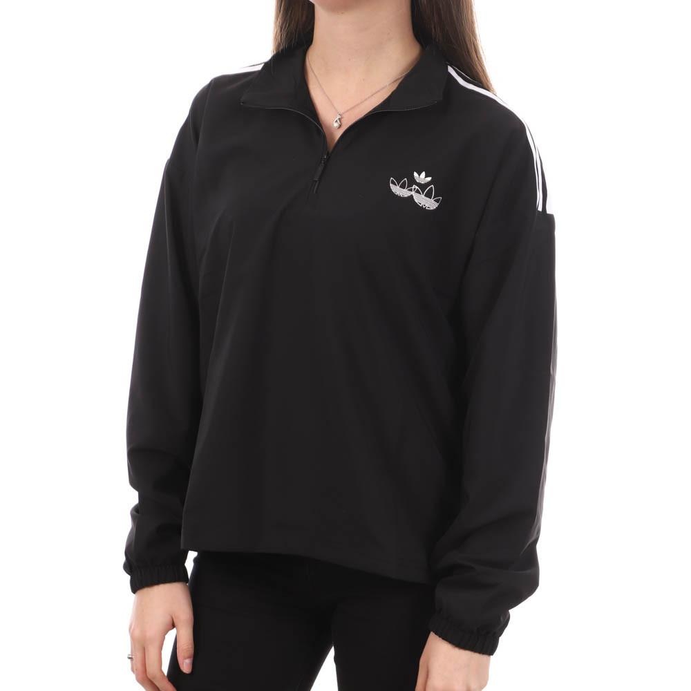 Adidas Veste 1/4 Zip Noir Femme Adidas Halfzip
