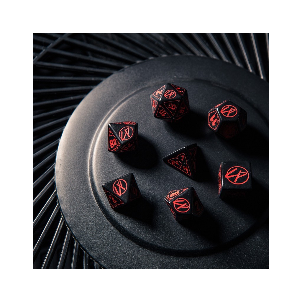 Cyberpunk Red RPG Dice Set