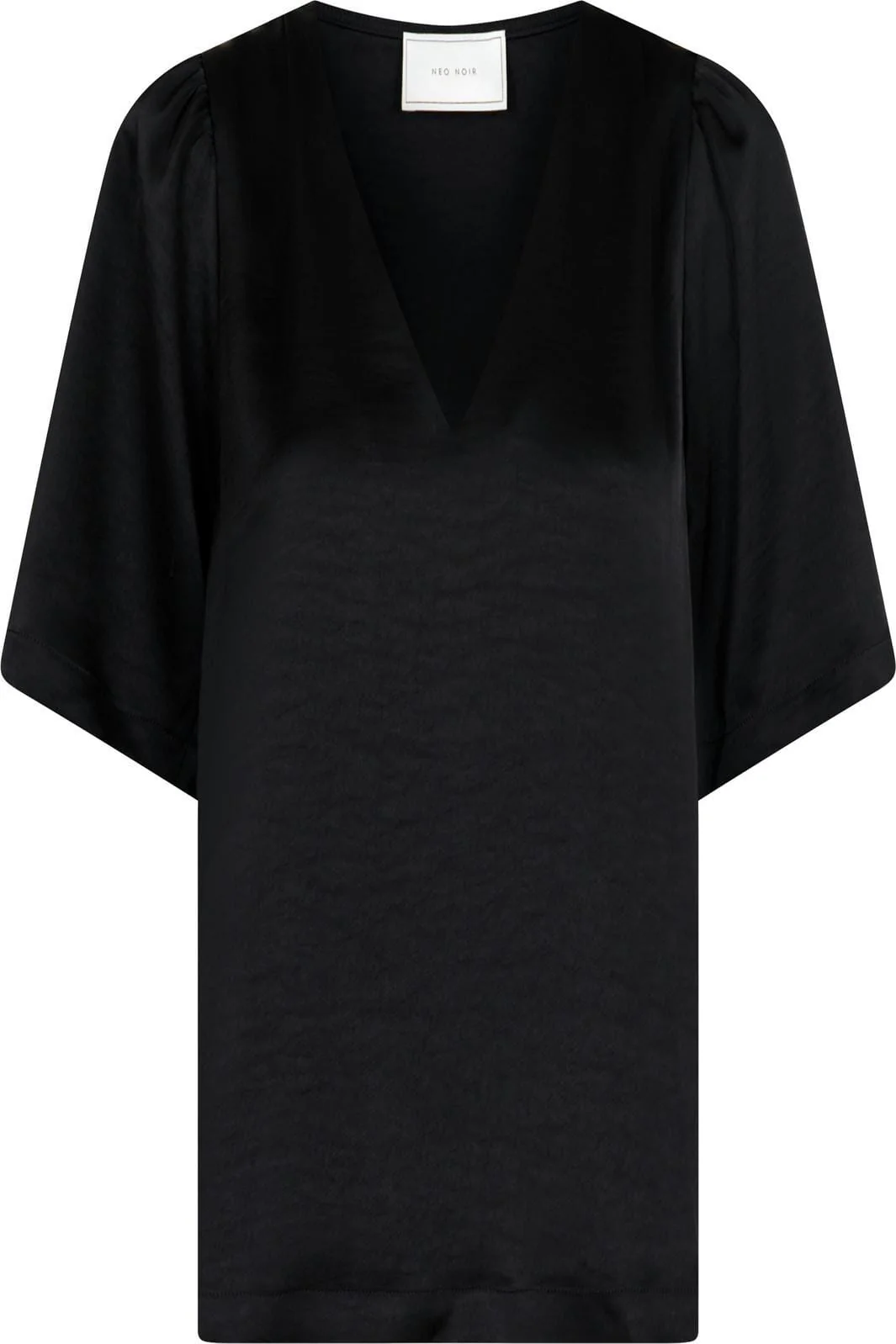 Neo Noir Largo Heavy Sateen Blouse