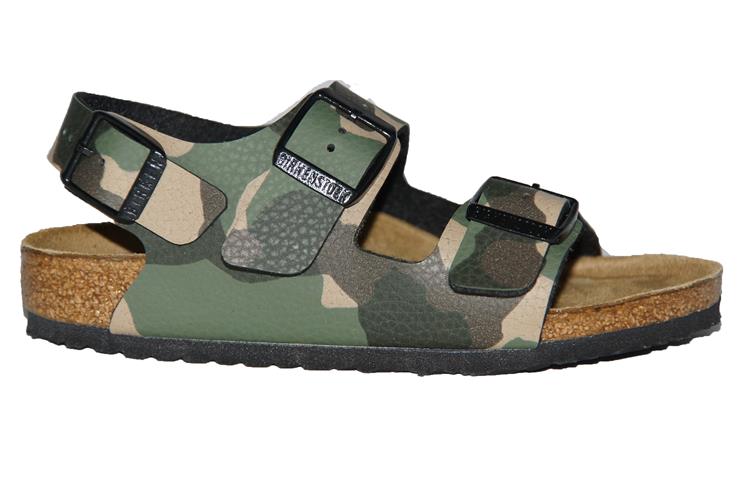 Birkenstock Milano Kinder Smal Desert Soil Camo Khaki (1017378)