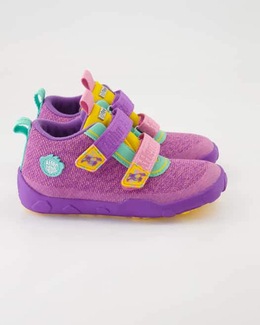 Affenzahn Knit Happy Halbschuhe in Lila