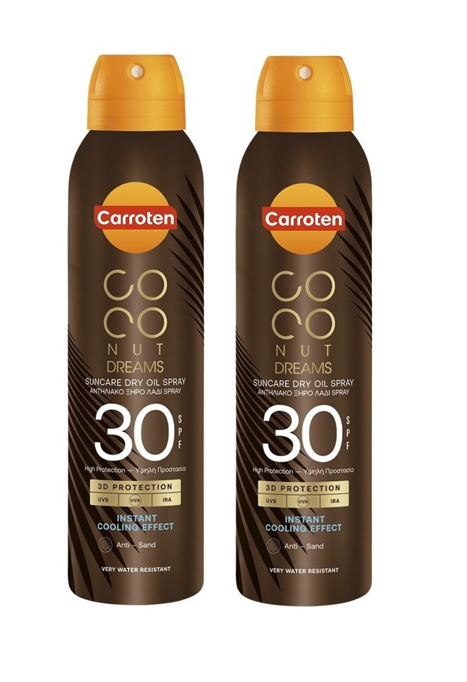 Carroten - 2 x Suncare Dry Oil SPF 30 150 ml - Solcreme