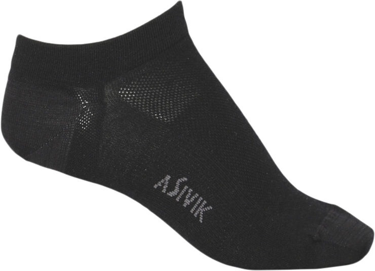 Asivik ASIVIK Liner Ankle Sock, Merinould Sort