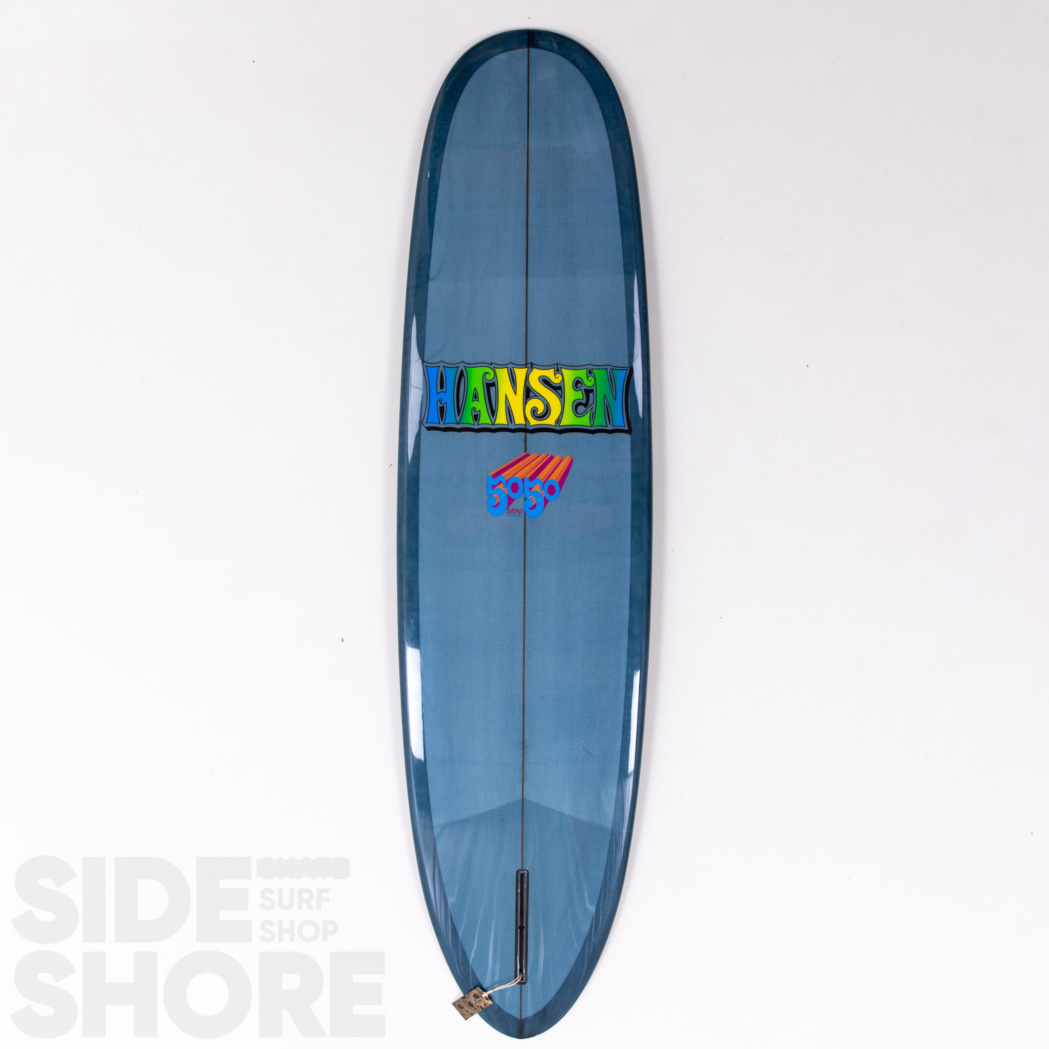 Hansen Surfboards 50-50 Mini - Blue/Grey   Polish - 7'8 x 22 1/2