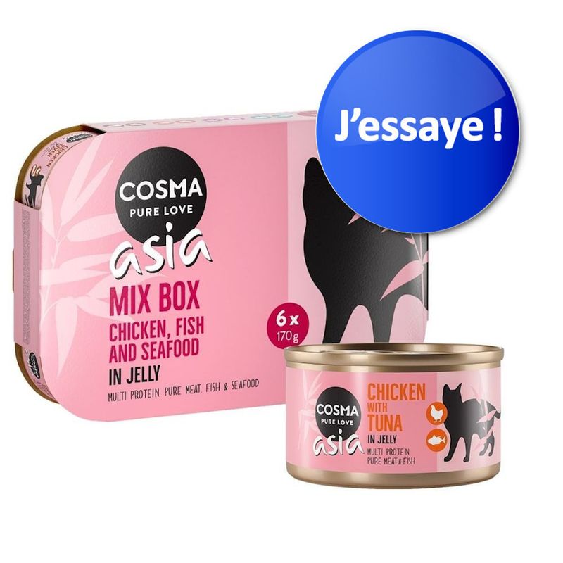 Offre d'essai mixte Cosma Thai/Asia en gelée
