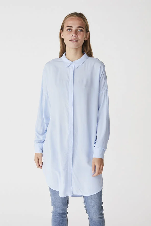 Soft Rebels Freedom LS Long Shirt Cashmere blue