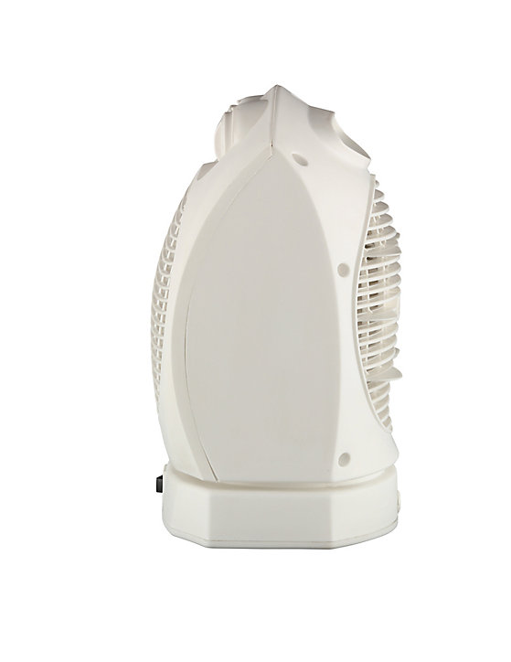 Radiateur électrique soufflant oscillant blanc 2000W