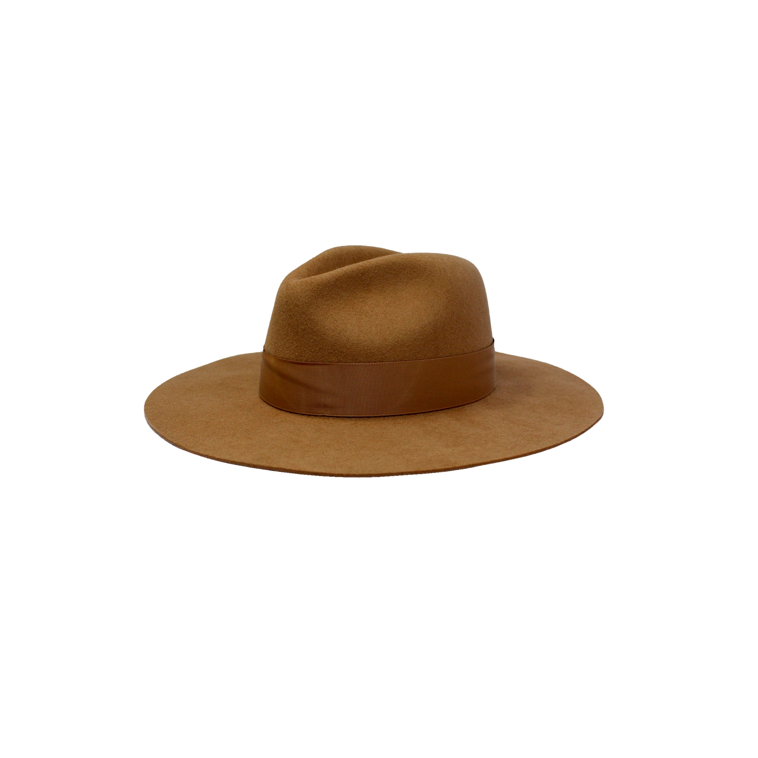 Chapeau classique à long bord avec ruban à nœud italien