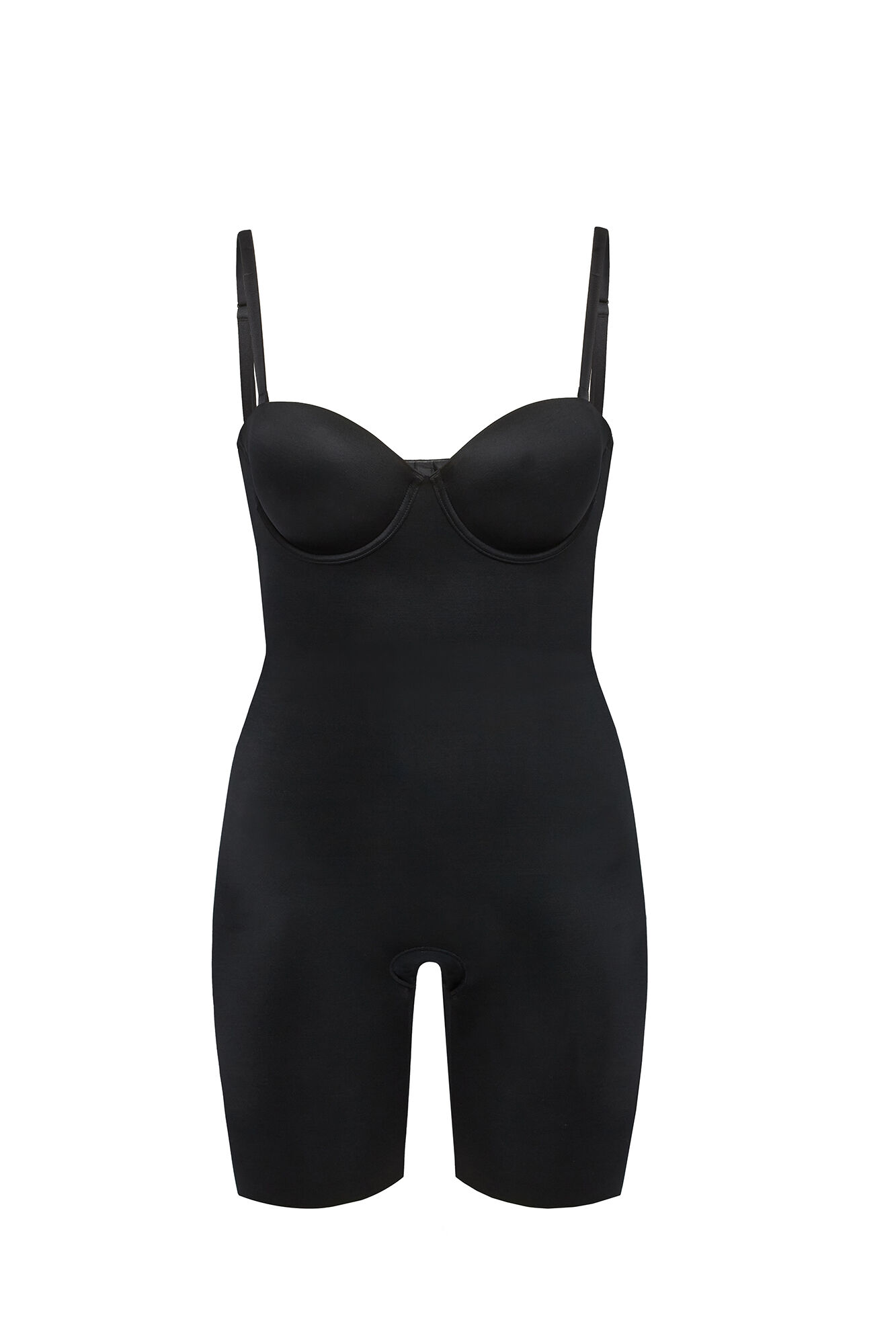 Cinta modeladora sem alças Spanx, preta - preta