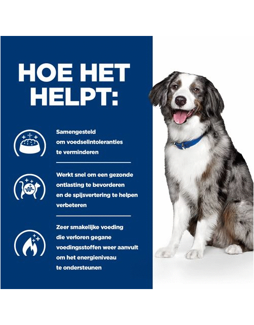 Hill's Prescription Diet I\/D Sensitive Digestive Care Zak - Hondenvoer - Ei Rijst 4 kg