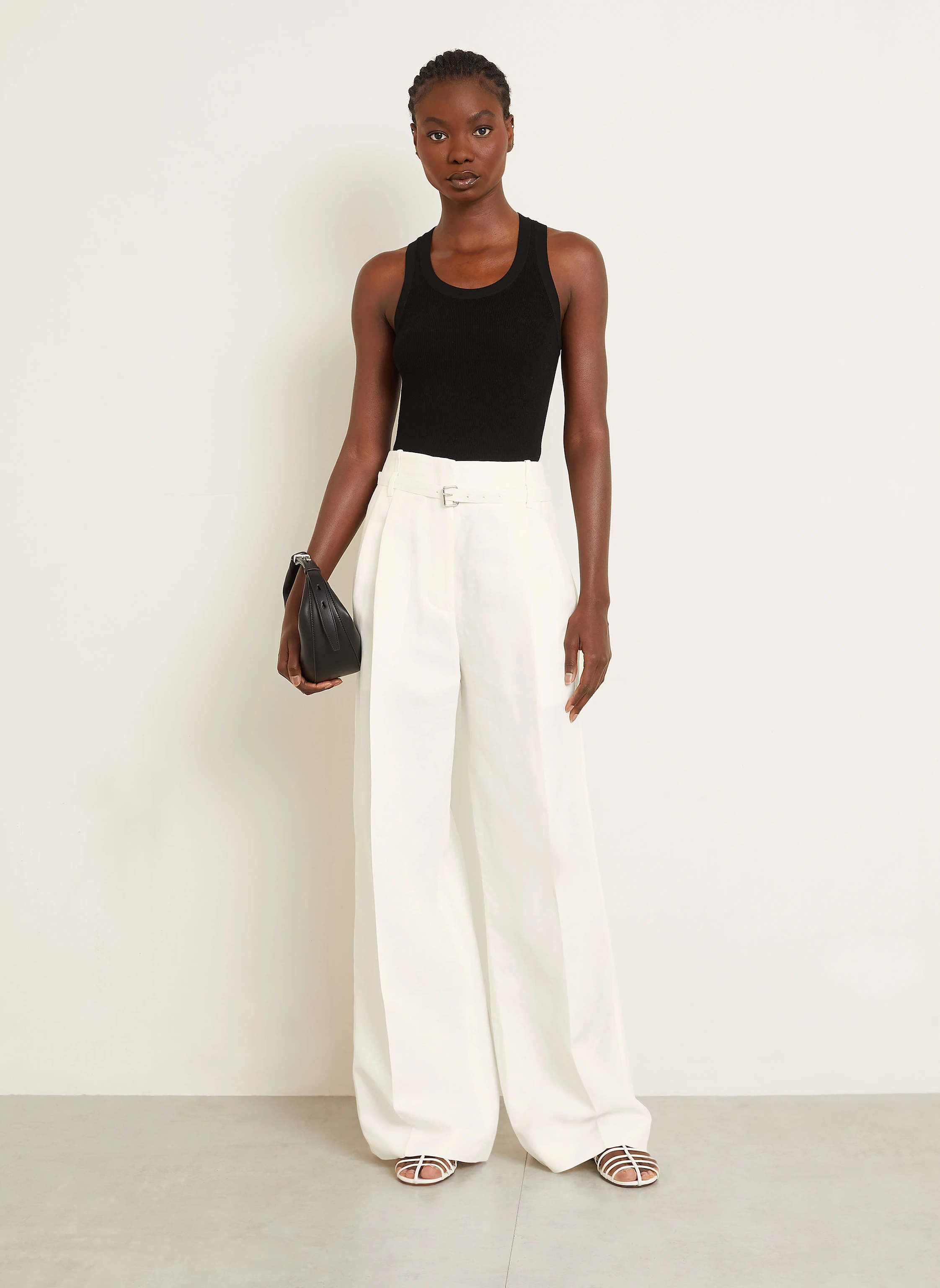 Proenza Schouler Marlenehose JULES mit Leinen