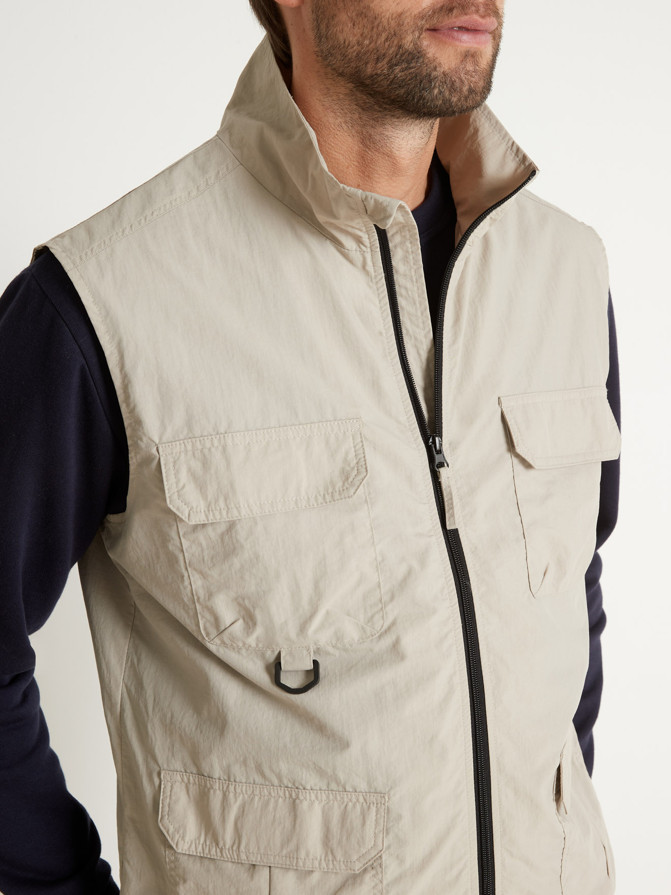 Blouson sans manches multipoches